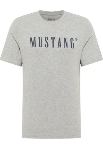 Mustang Camiseta Hombre Austin - Regular Fit S-3XL Blanco Negro Gün Beige Rojo - Imagen 9 de 9