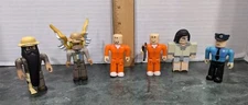 Roblox Series Figures Mixed Lot of 6 Jailbreak Characters Charlotte as Pictured