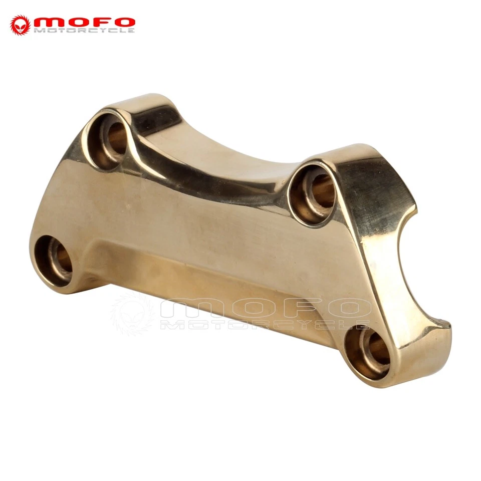 Abrazadera superior de manillar Gorilla Grabber de latón de 1"" para modelos Harley Touring 1997-UP Foto 4 de 4