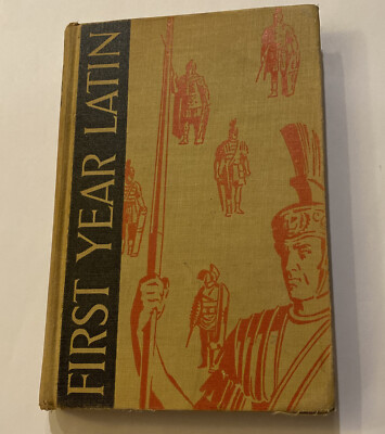 1955 Smith Thompsons First Year Latin Textbook Jenney Beloit Catholic Book