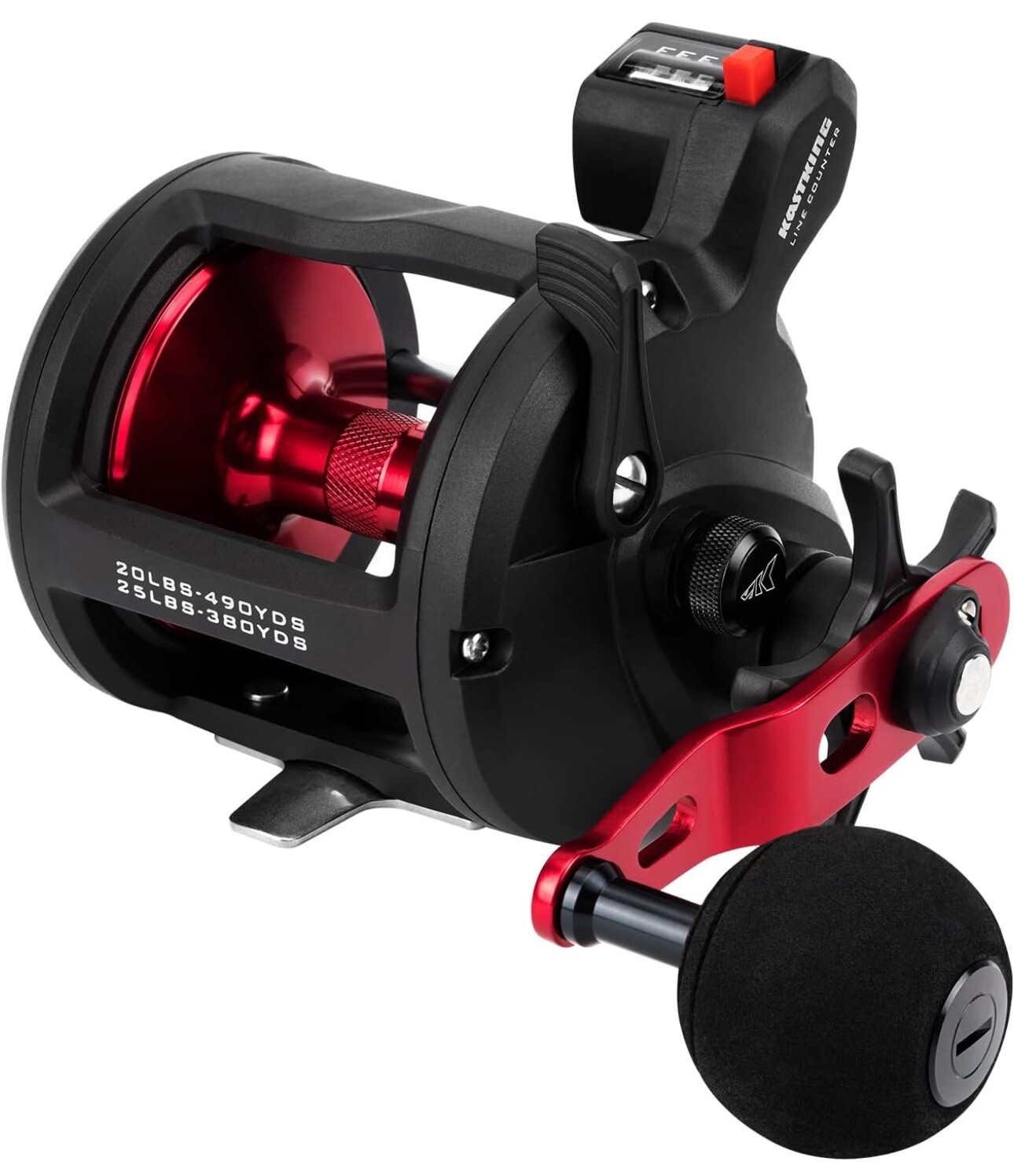 KastKing ReKon 30RH Level Wind Trolling 4.5:1 Gear Ratio 3+1 Ball Bearings
