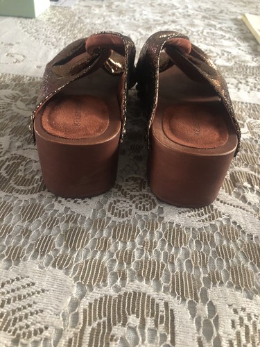 Kelsi Dagger Brooklyn Heeled Sandals Sprinter Rust Metallic US 6.5 EUC - Picture 17 of 17