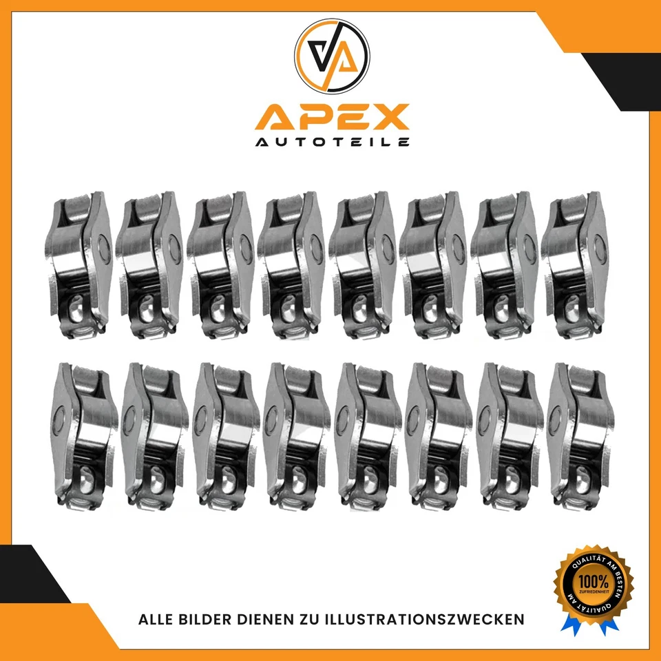 FÜR AUDI SEAT SKODA 1.6 2.0 TDI DIESELMOTOR CAAB DGTE KIPPHEBEL 16 STÜCK SET - Imagem 4 de 4