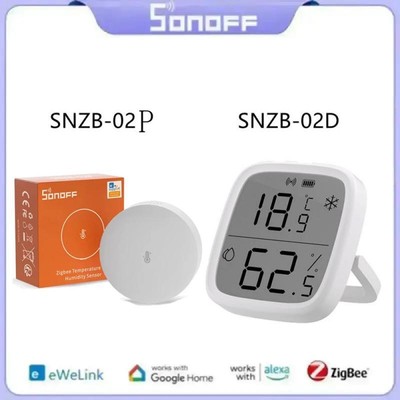 SONOFF SNZB-02D/SNZB-02P Zigbee Smart Temperature Humidity Sensor With LCD Scree