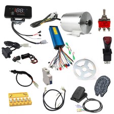 72V 3000W Brushless Motor Controller Pedal Full Kits for Scooter Trike Golf Cart