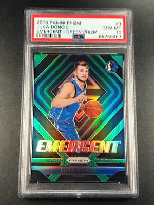 PSA10 LUKA DONCIC 2018 EMERGENT ROOKIE LUKA DONCIC 2018 PANINI