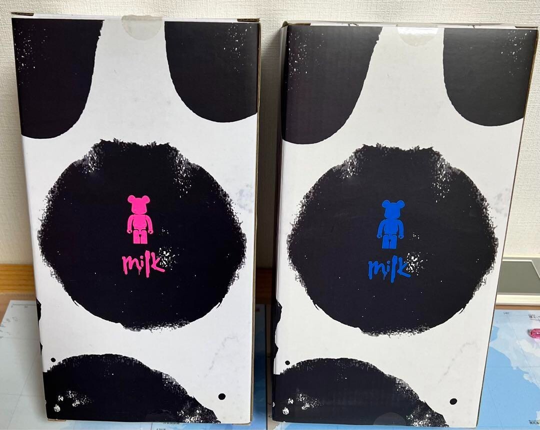 BE@RBRICK 400% Milk PANDA BOY/GIRL Set MedicomToy Bearbrick BE@RBRICK 400% Milk PANDA BOY/GIRL Set MedicomToy Bearbrick