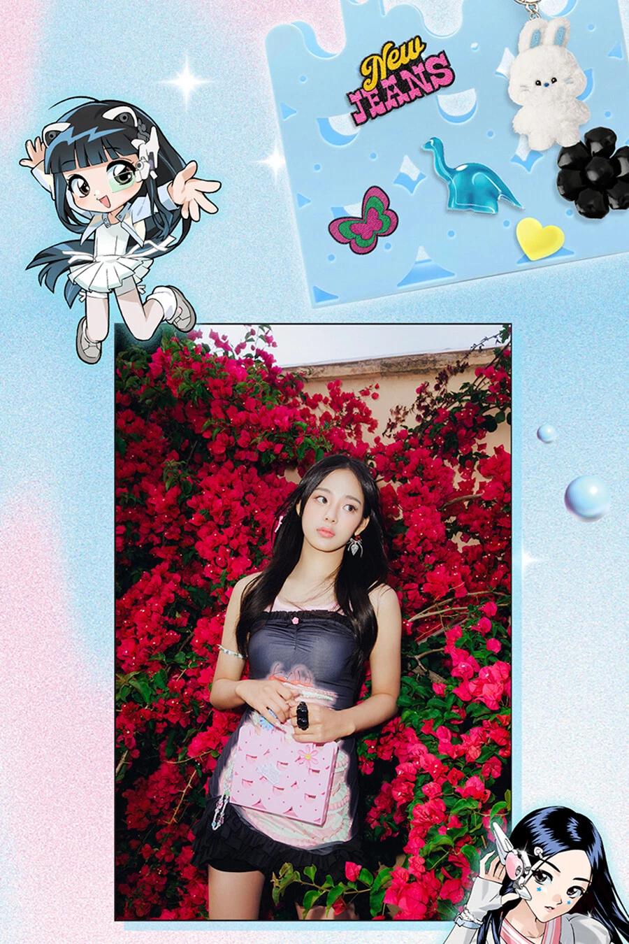 NEWJEANS GET UP 2nd EP Album BUNNY BEACH BAG Ver/CD+Bag+4