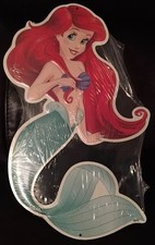 Disney Princess; Little Mermaid Ariel Metal Wall Hanging, "Open Road", 14 X 8.5