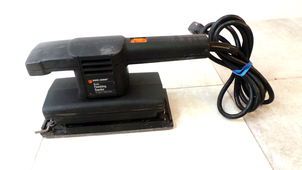 BLACK & DECKER 7448 1/3 Sheet Finishing Sander 10000 OPM Used Tested Works