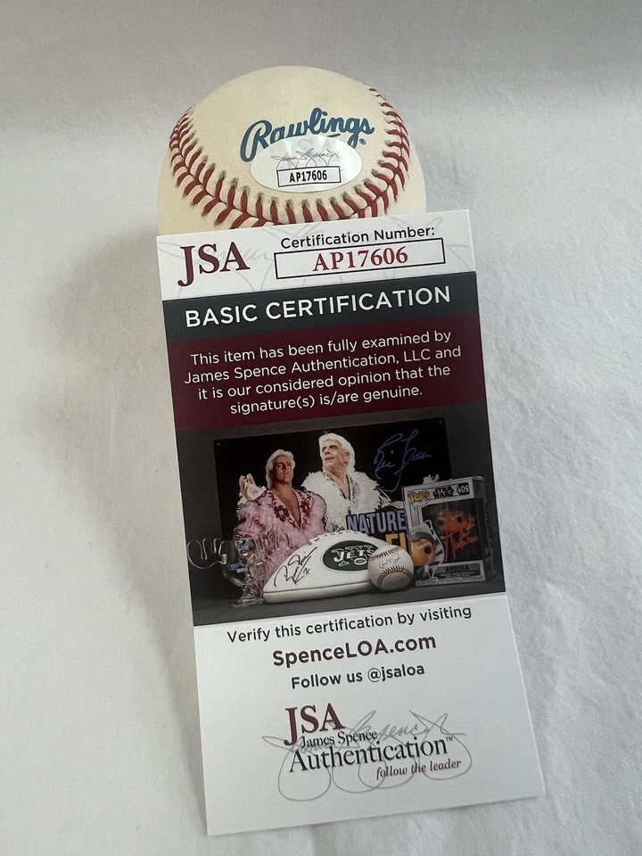 Scott Erickson Baltimore Orioles Rare Signed Autographed Baseball & Case JSA COA - Image 3 of 4