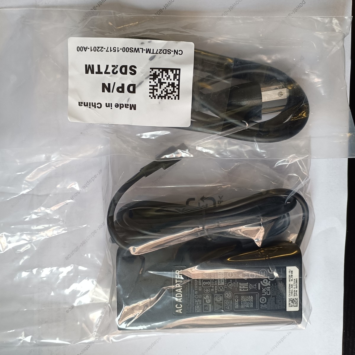 65W Dell LA65NM190 HKA65NM200 Alimentatore Adattatore