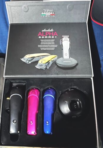 Gamma ALPHA Professional Cordless Hair Clipper - 3 Body Kits