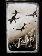 Blechschild  Stukas Flugzeug  2.WK Luftkampf Deutsches Reich   20 x 30