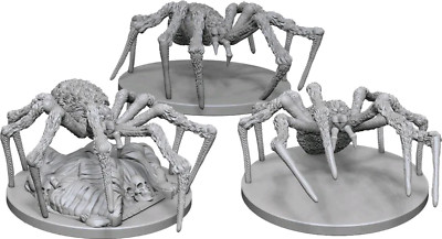 Dungeons & Dragons Nolzur's Marvelous Miniatures: Spiders - Unpainted