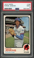 1973 Topps Baseball #180 Fergie Jenkins PSA 9 *d3