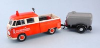 Motormax 1/24 Van Vw 12 Pick Up Road Service Set Statisches Modell Diecast
