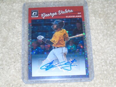 2023 Donruss George Valera Retro 1990 Optic Silver Stars Prizm Auto 2/15