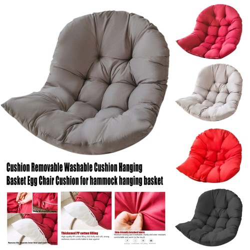 Rattan Hängesessel Ei Kissen Sitzauflage Indoor Outdoor Schaukelstuhl Matte Kissen - Bild 2 von 32