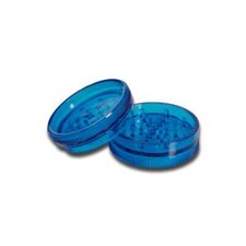 Grinder en plastique 2x Pièces - Bleu (57mm)