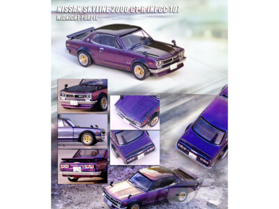 INNO64 1/64 Nissan Skyline 2000 GT-R (KPGC10) – Midnight Purple, Edizione Da Collezione