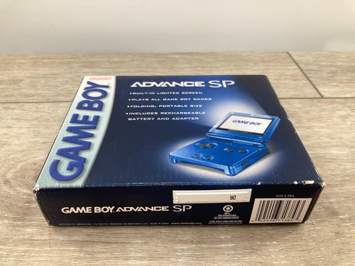 Nintendo Gameboy Advance SP Cobalt Blue AGS-001 In Box Sealed 2003 2004 Retro