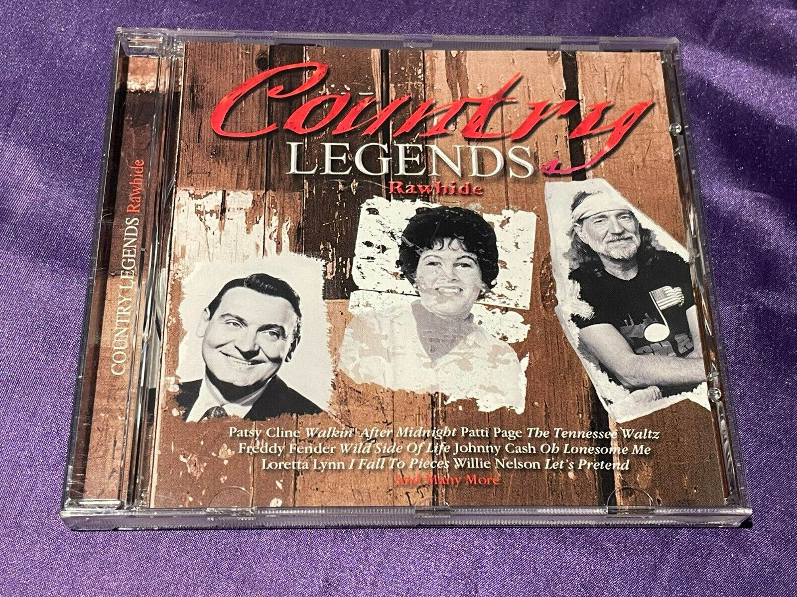 Country Legends - Rawhide - Johnny Cash, Skeeter Davis, Freddy Fender - CD Album