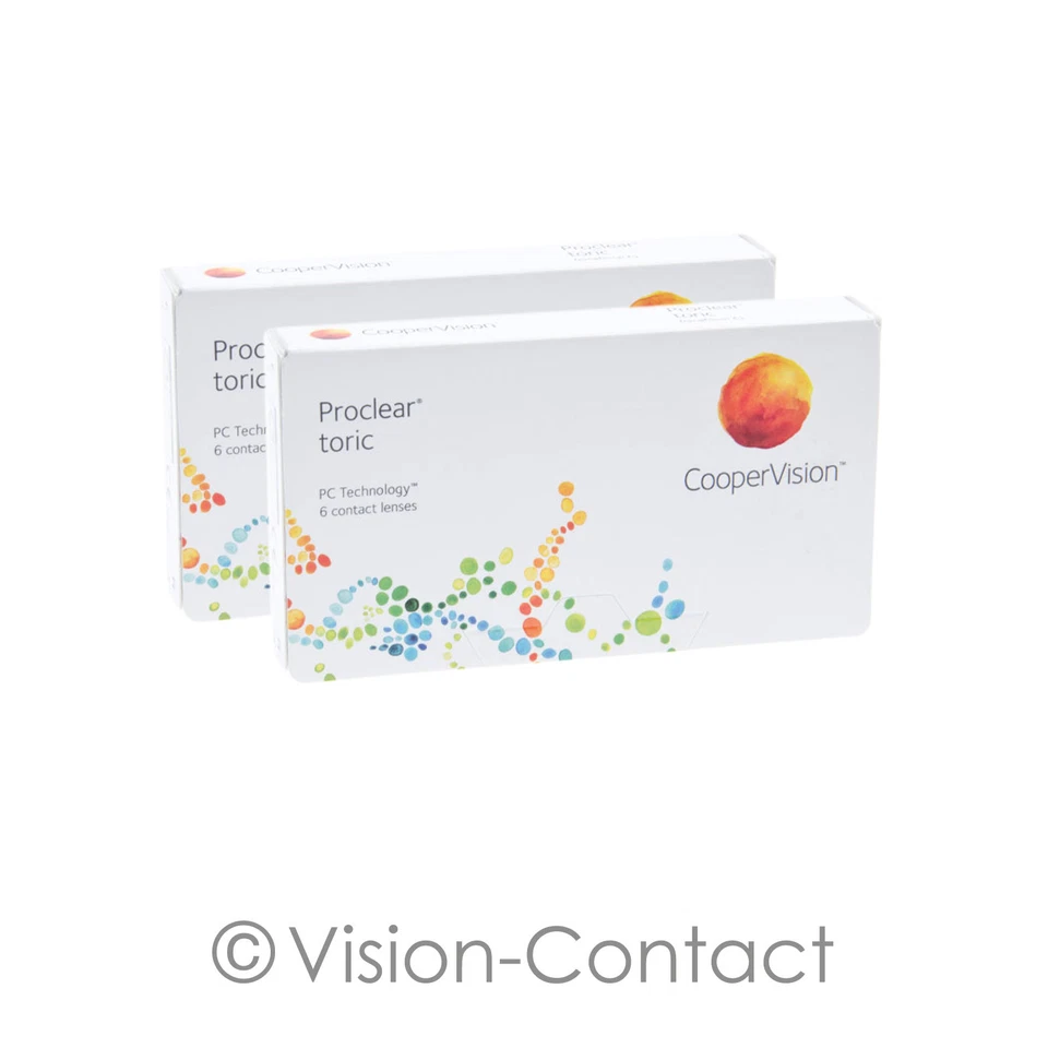 Proclear toric 2 x 6 torische Kontaktlinsen Monatslinsen von Cooper Vision