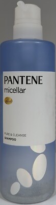 (AS IS) Pantene Micellar Pure & Cleanse Shampoo, 16.9oz-EXP: 6/24 -See Fill Line