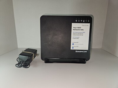 Sagemcom 5260 1000 Mbps Wireless Router - Black