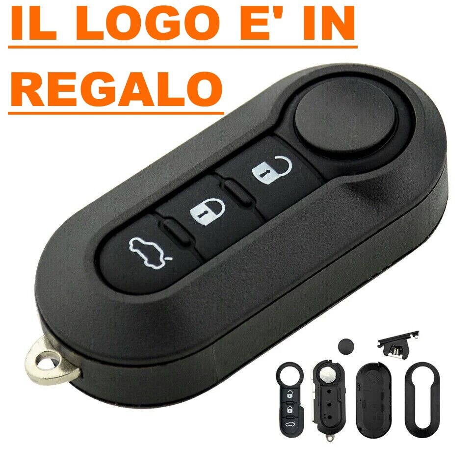 COVER GUSCIO CHIAVE Telecomando Per Fiat 500 Delta Punto Evo Panda - Foto 11