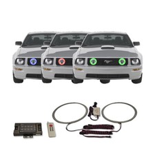 Rgb Multi Color Rf Fog Light Halo Kit For Ford Mustang 05-09