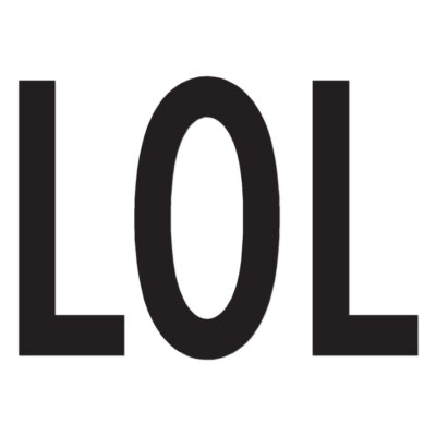 Lol Laugh Out Loud - Vinyl Decal Sticker - Multiple Color & Sizes - ebn1595