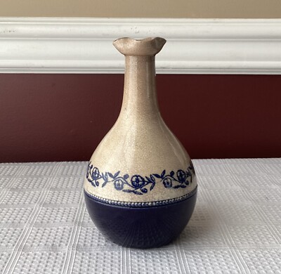 Antique Pont-Des Vernes French Stoneware Vase, 6 12