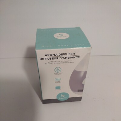 NEW! b-pure Portable Mini Aroma Diffuser Water Free Battery Operated, New in Box