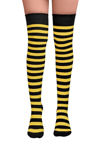Girls Over The Knee Stripy Stripey Striped Socks Cotton Rich UK Size 4-5.5 - Picture 34 of 104
