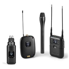 Shure Slxd15/85 Mic System W/wl185 Lav, Sm63-lb Hh Mics And Slxd3 Tx, 470-514mhz