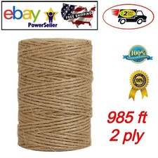 985' PREMIUM ALL NATURAL JUTE TWINE STRING HEAVY DUTY Cord Rope Craft Gift DIY