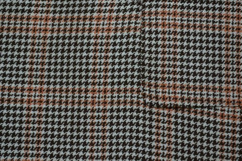 $1895 Custom Ermenegildo Zegna CEO Wool & Silk Beige Check Coat Jacket 44 L - Picture 7 of 8