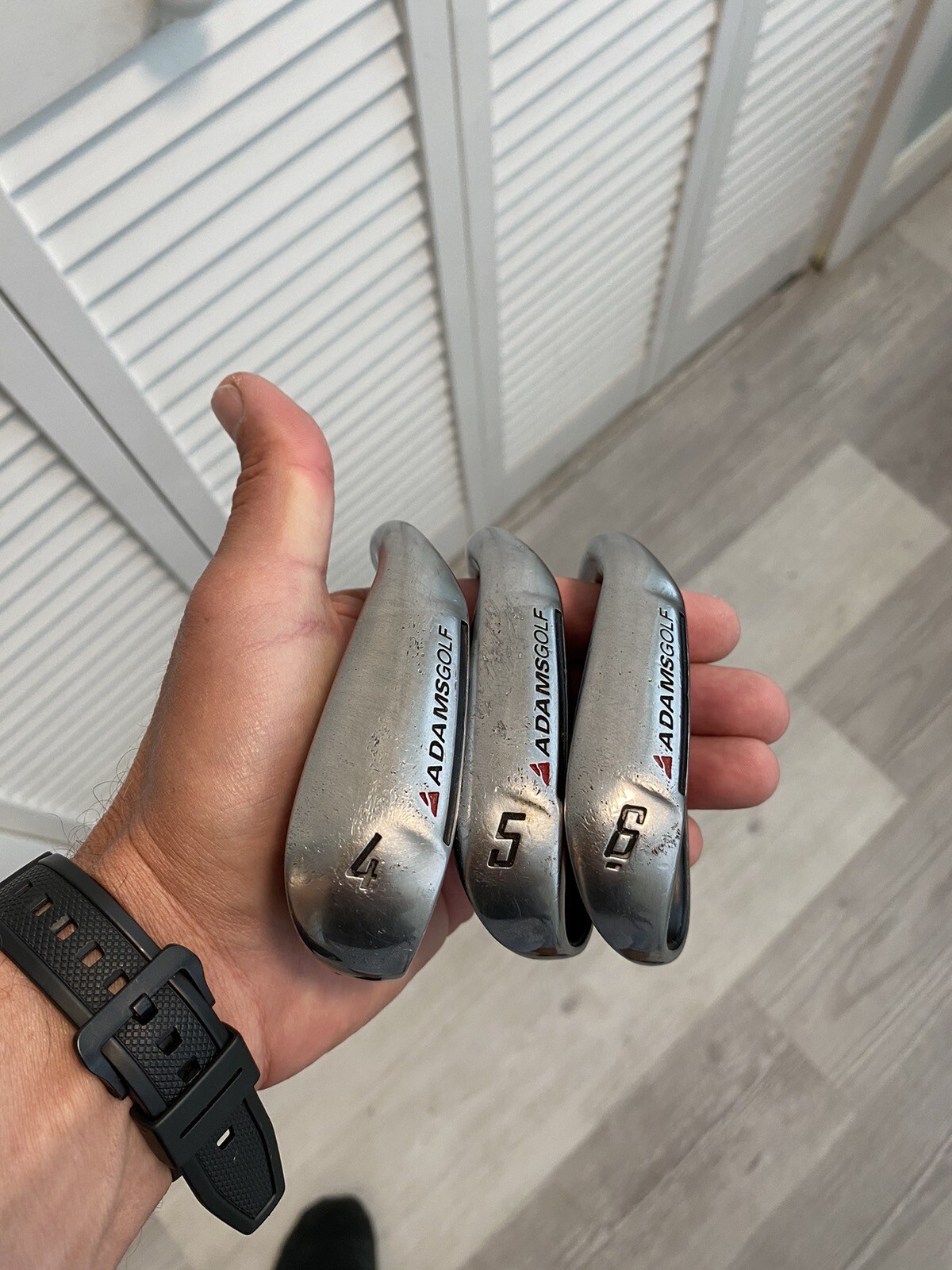 Adams INSIGHT XTD2 4,5,6 Irons, Men's Right Hand Stiff Flex Set Of 3