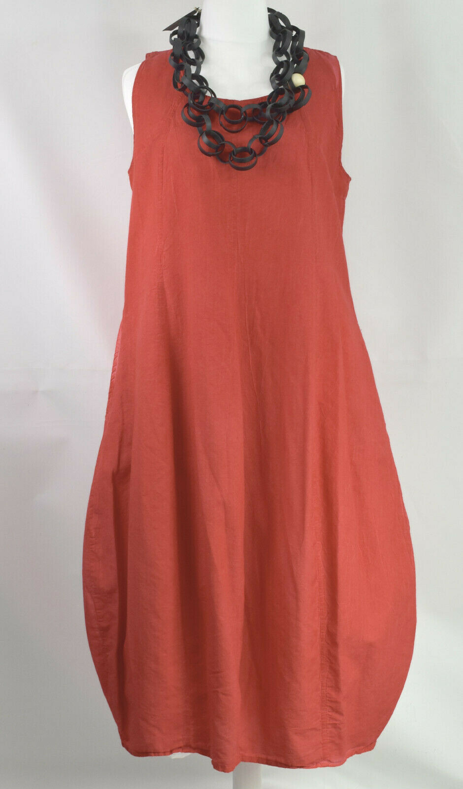 FAB Lavato Rosso Paracadute Abito Di Designer Kekoo PREZZO SPECIALE Taglia L XL FAB Lavato Rosso Paracadute Abito Di Designer Kekoo PREZZO SPECIALE Taglia L XL