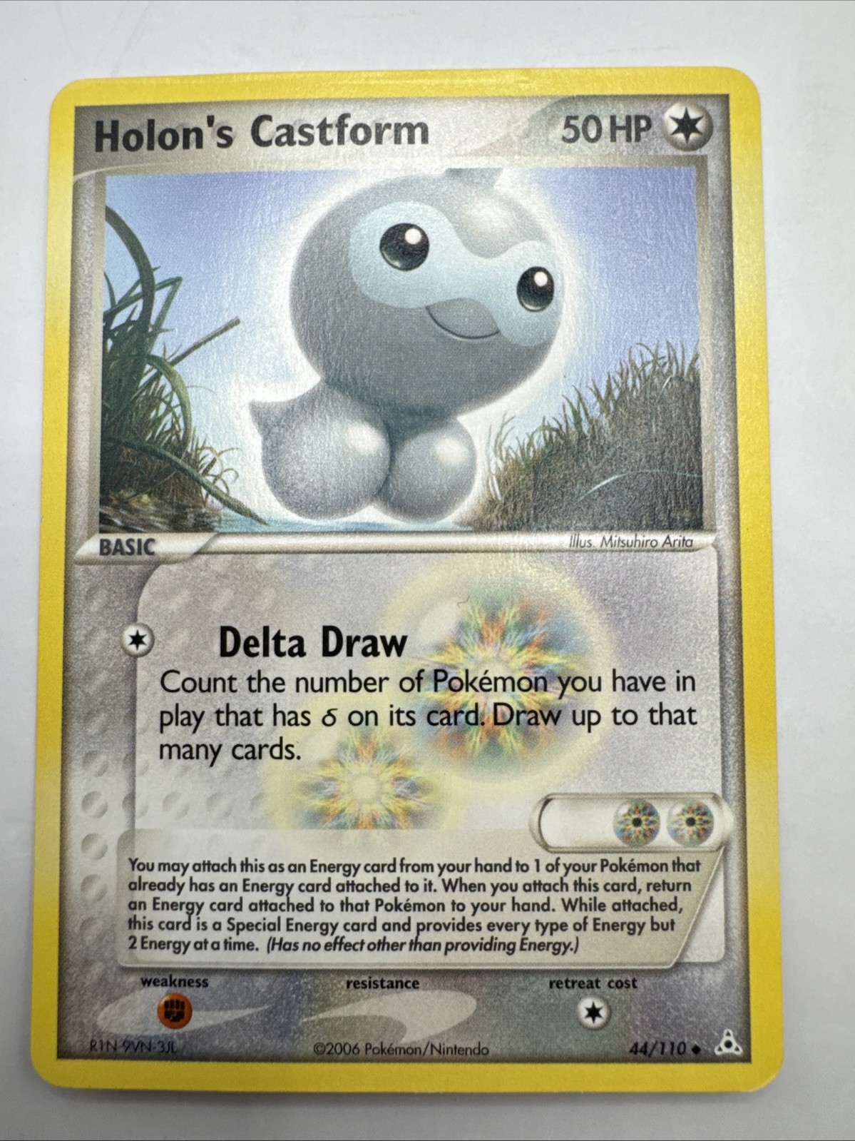 Holon's Castform 44/110 Holon Phantoms Uncommon Nintendo Pokemon Card Nm/lp
