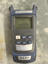 OPTICAL POWER METER, Appears To Function, Sold As Is For Parts