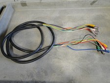 10' 1/4" TS Male to RCA Male HOSA Audio Snake 8-Channel  2