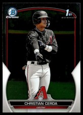 2023 Bowman Chrome Prospects Christian Cerda Arizona Diamondbacks #BCP-56