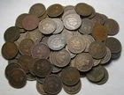 100 INDIAN HEAD CENT 40% PRE-1900'S 60% 1900'S,ALL GOOD+ TO FINE!!!!(B)