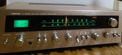 NIKKO R-5000 Stereo Receiver Tested Working Vintage Hi-Fi w/ Original Catalog 