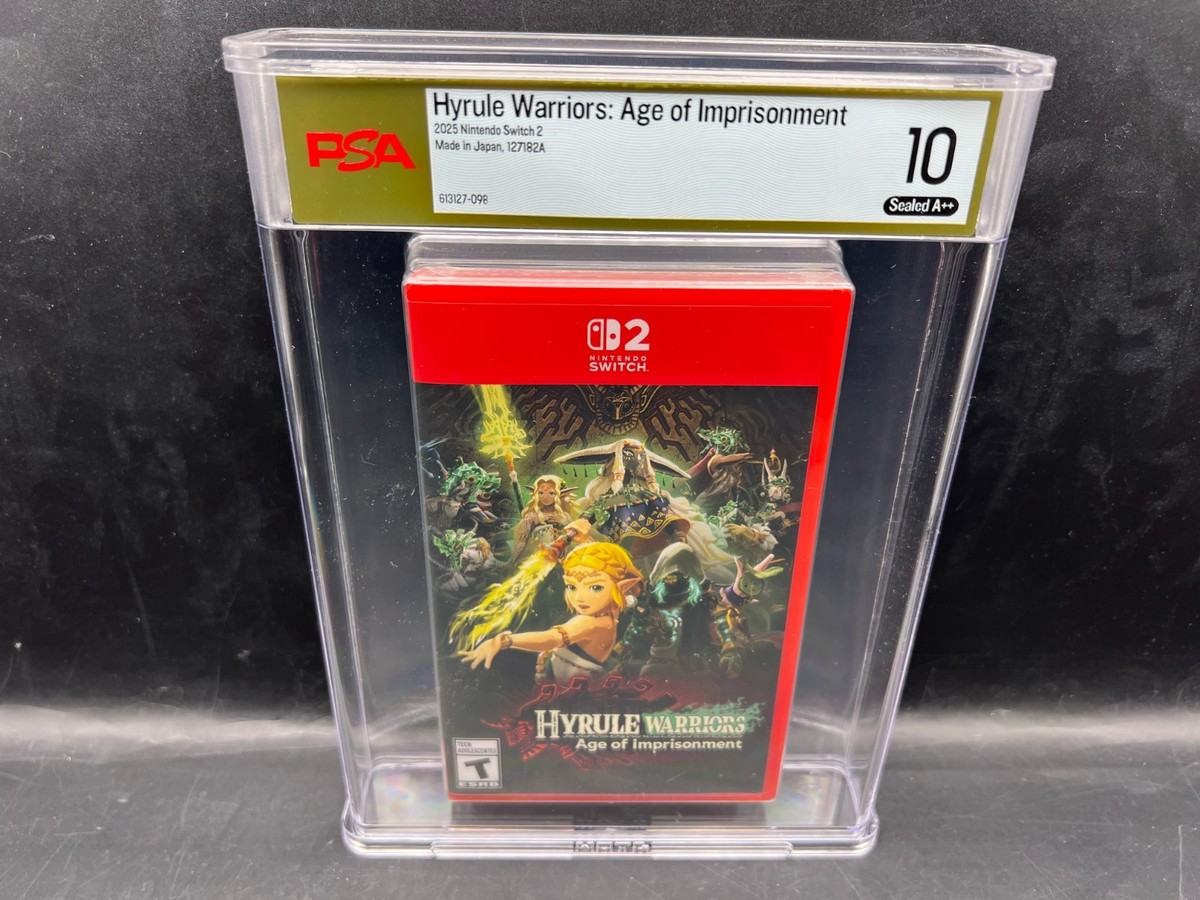 Hyrule Warriors Age of Imprisonment Nintendo Switch 2 PSA 10 A++