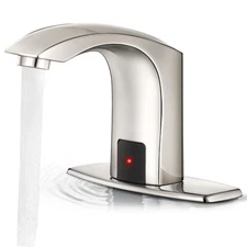 Automatic Touchless Bathroom Sink Faucet Sensor Motion Activated Commercial F...