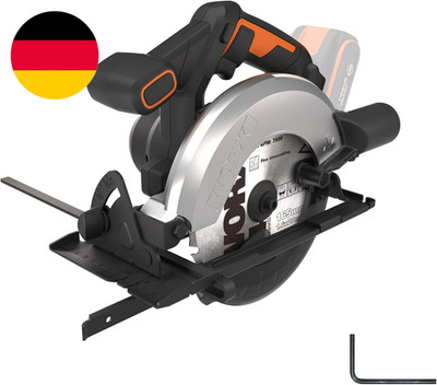 WORX WX526.9 Akku-Kreissäge 20V   165Mm Sägeblatt   0-50° Neigungswinkel Werkzeu